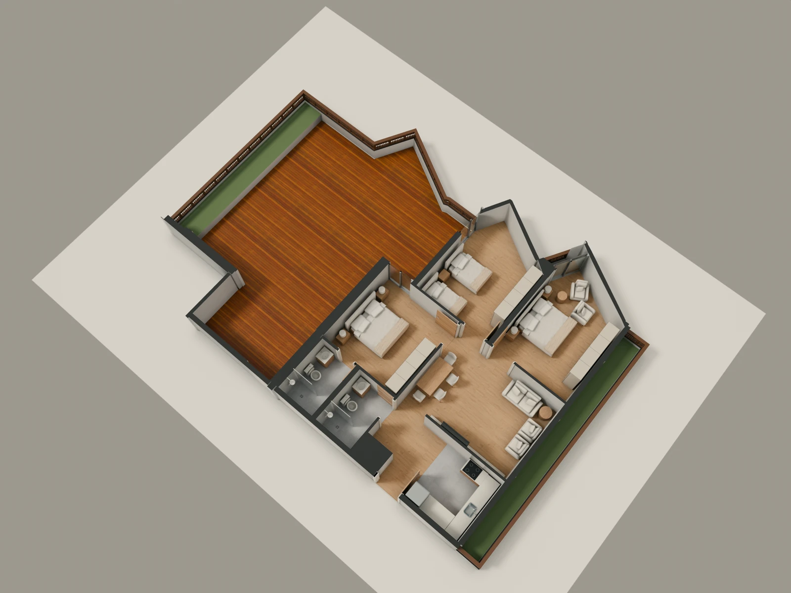 صورة وحدة A2-4 — Penthouse Suite — جناح بنتهاوس