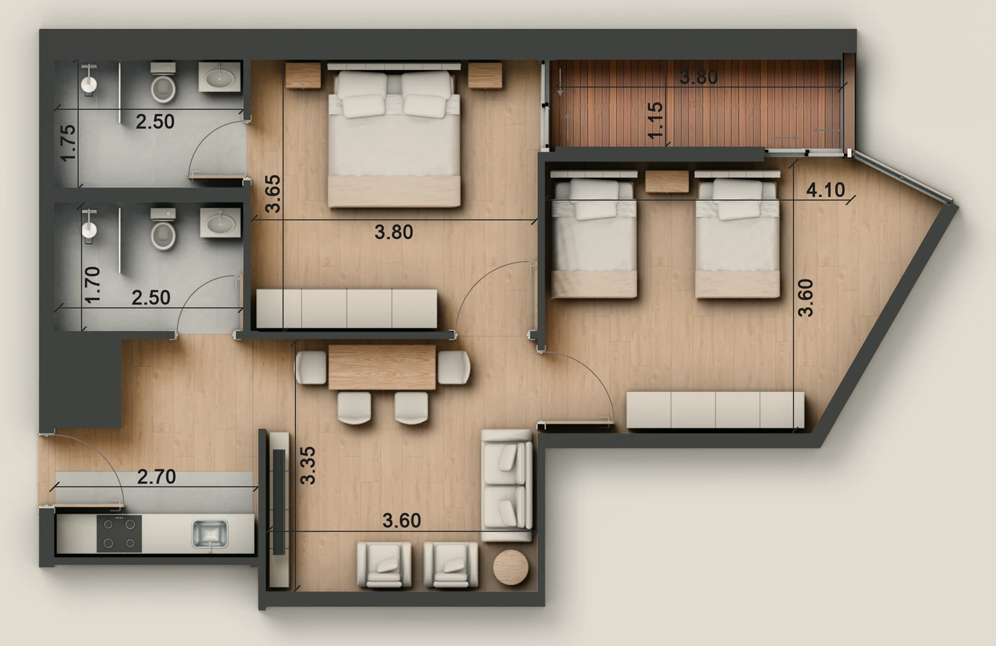 صورة وحدة A4 — Junior Suite — جناح جونيور