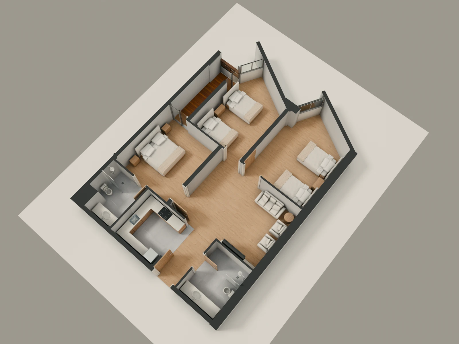 صورة وحدة A7 — Family Suite — جناح عائلي