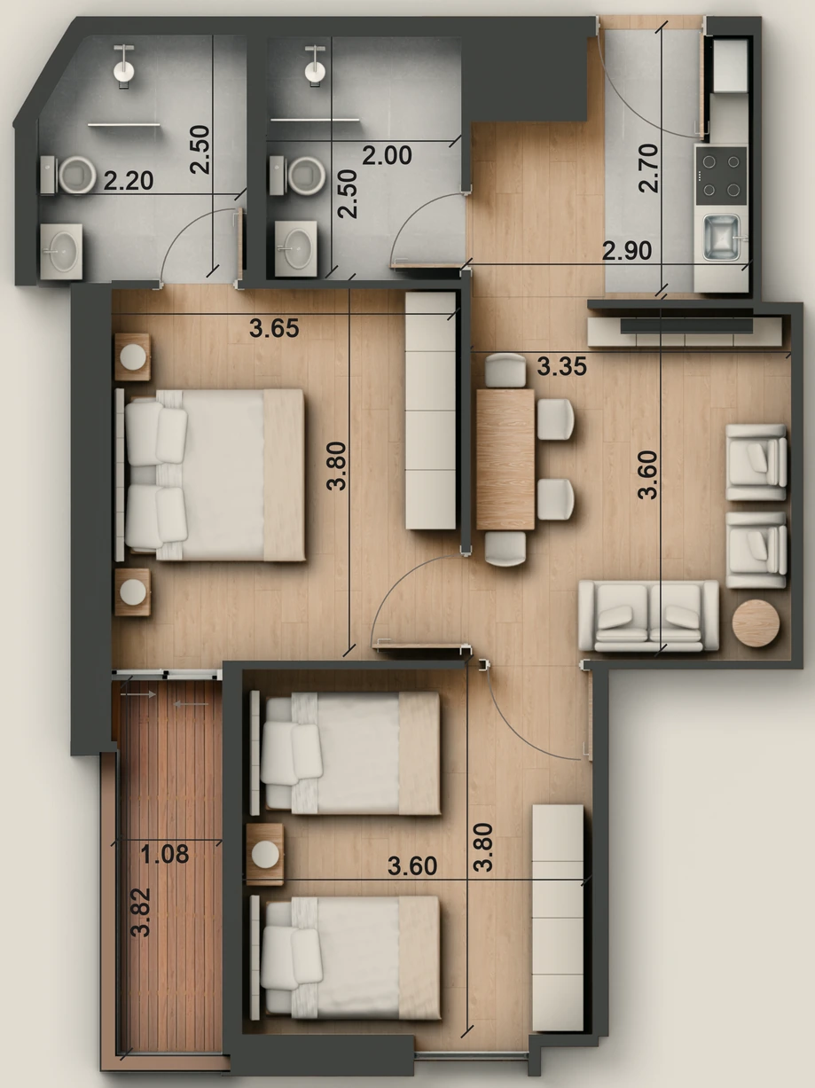 صورة وحدة B1 — Junior Suite — جناح جونيور