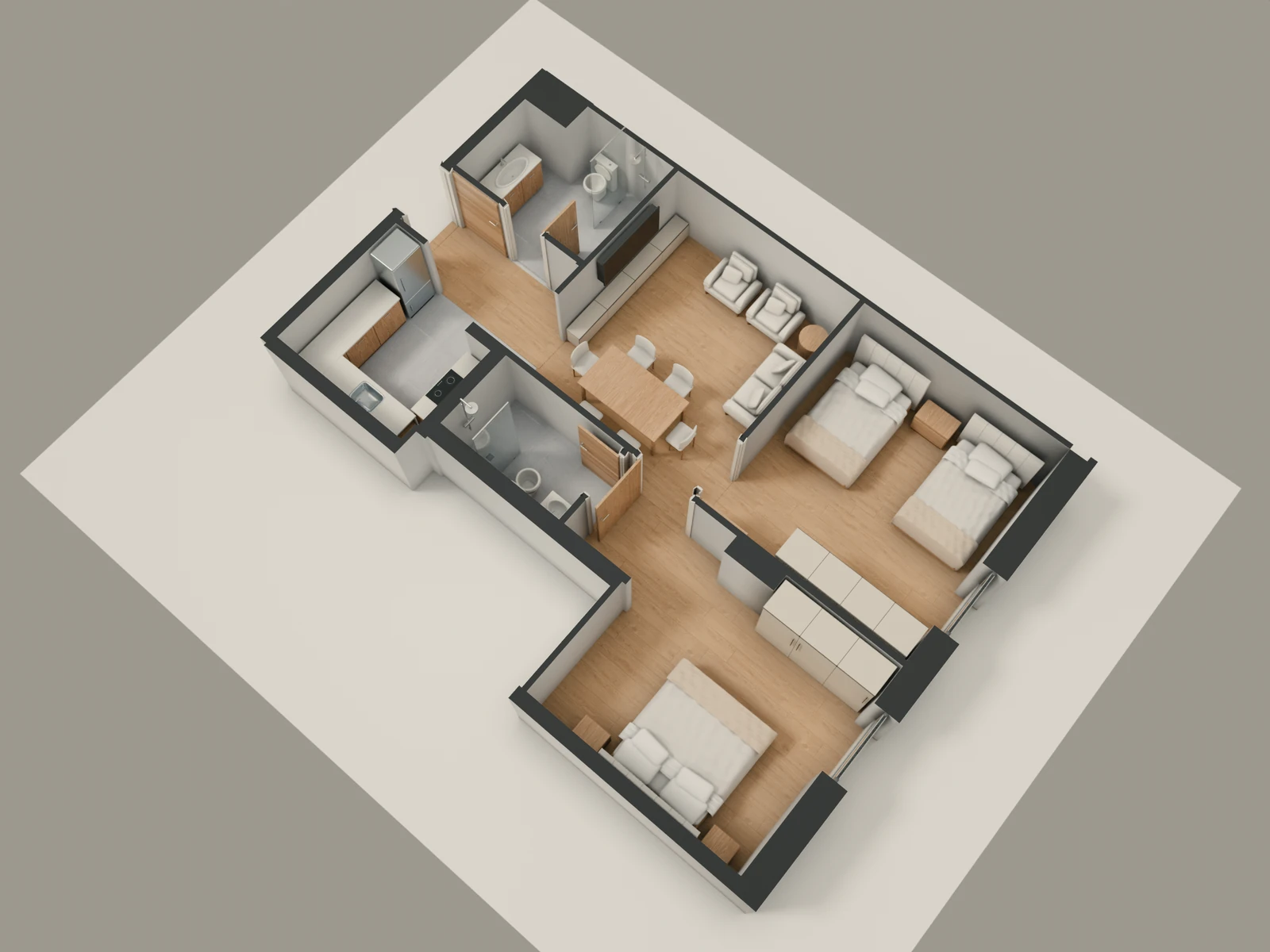 صورة وحدة B2 — Deluxe Suite — جناح ديلوكس