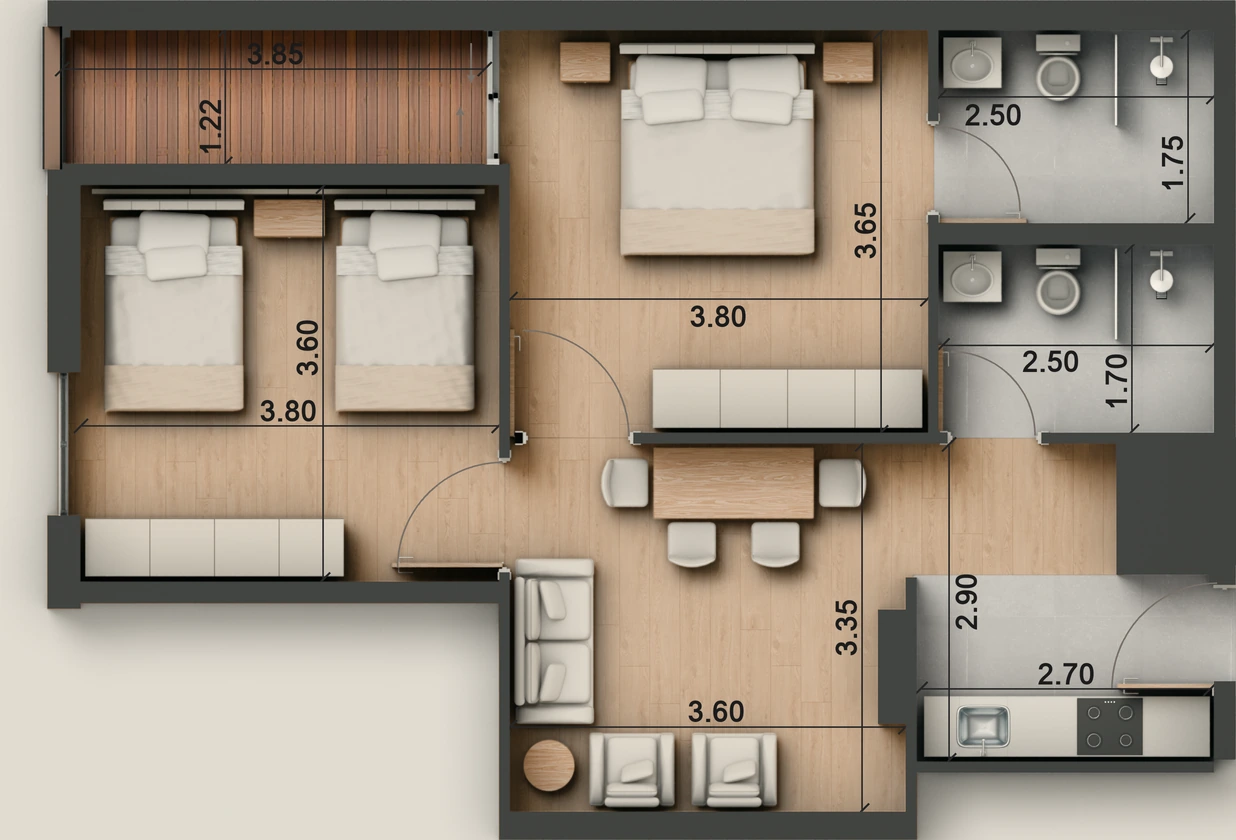 صورة وحدة C2 — Junior Suite — جناح جونيور