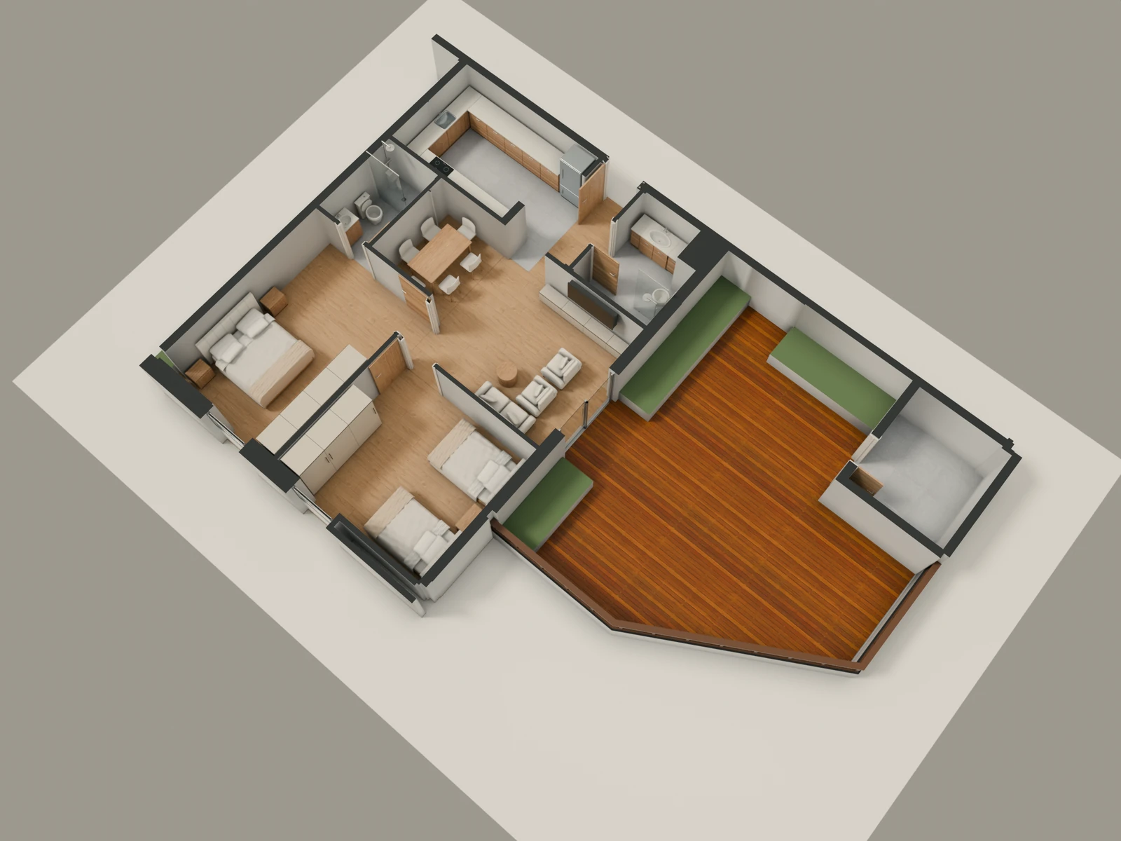 صورة وحدة C2-4 — Penthouse Suite — جناح بنتهاوس