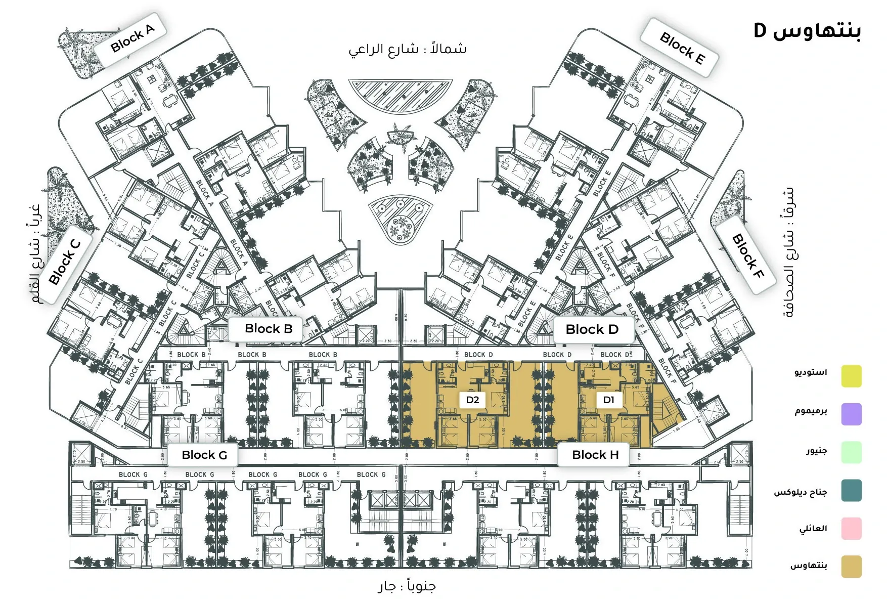 صورة وحدة D1-4 — Penthouse Suite — جناح بنتهاوس