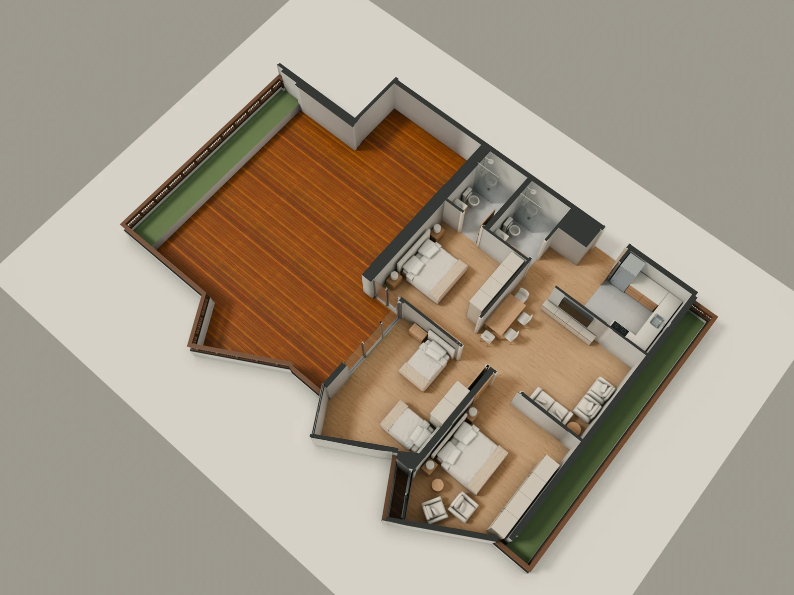 صورة وحدة E2-4 — Penthouse Suite — جناح بنتهاوس