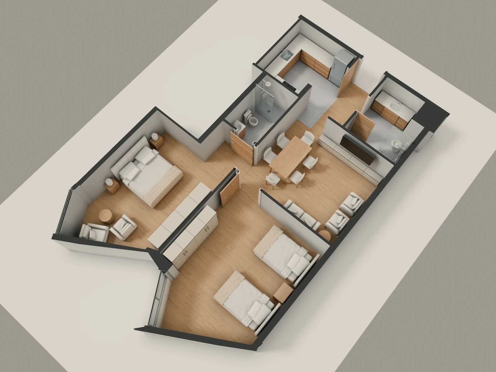 صورة وحدة E5 — Deluxe Suite — جناح ديلوكس