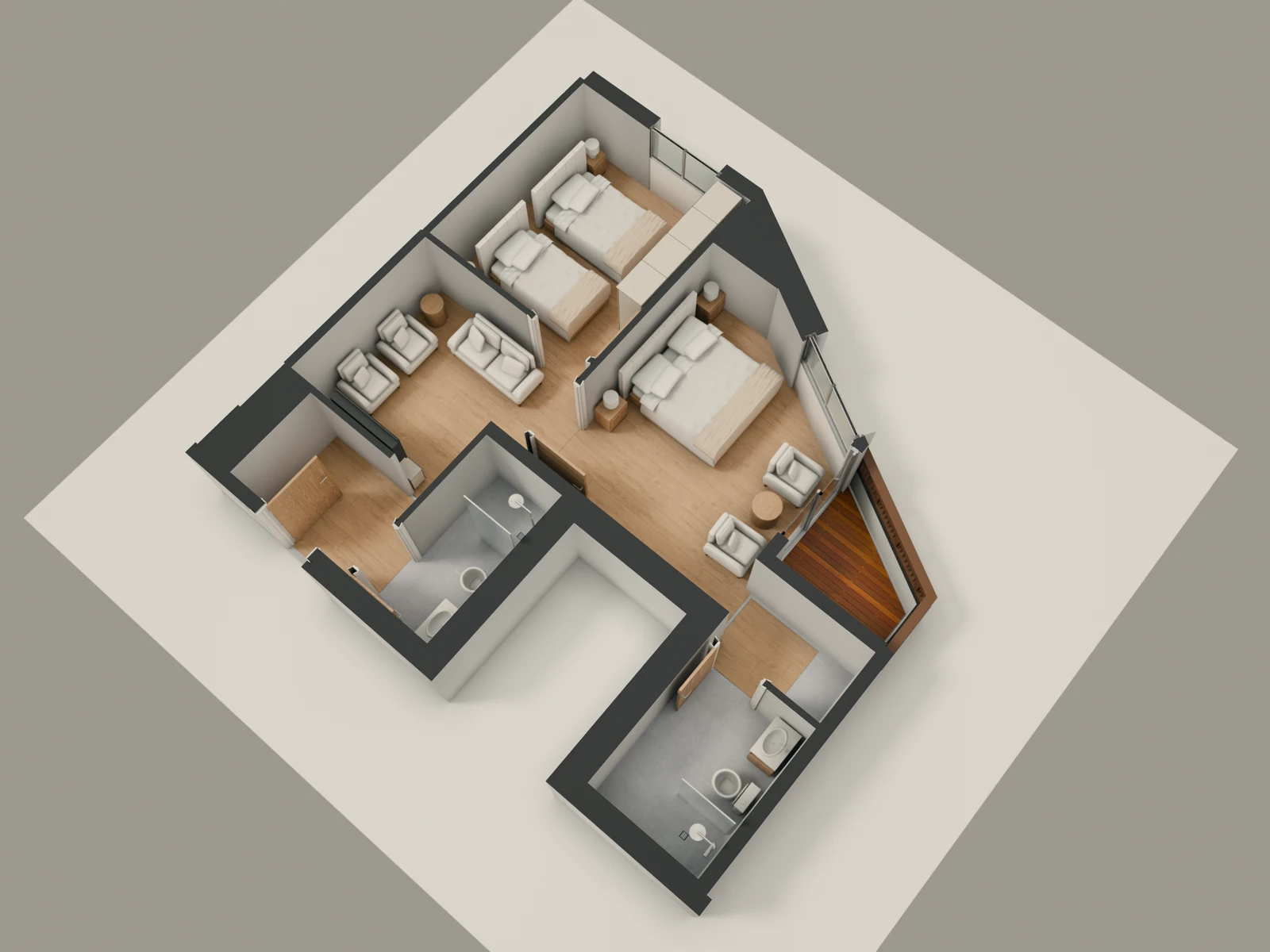 صورة وحدة F4 — Premium Studio — استوديو بريميوم