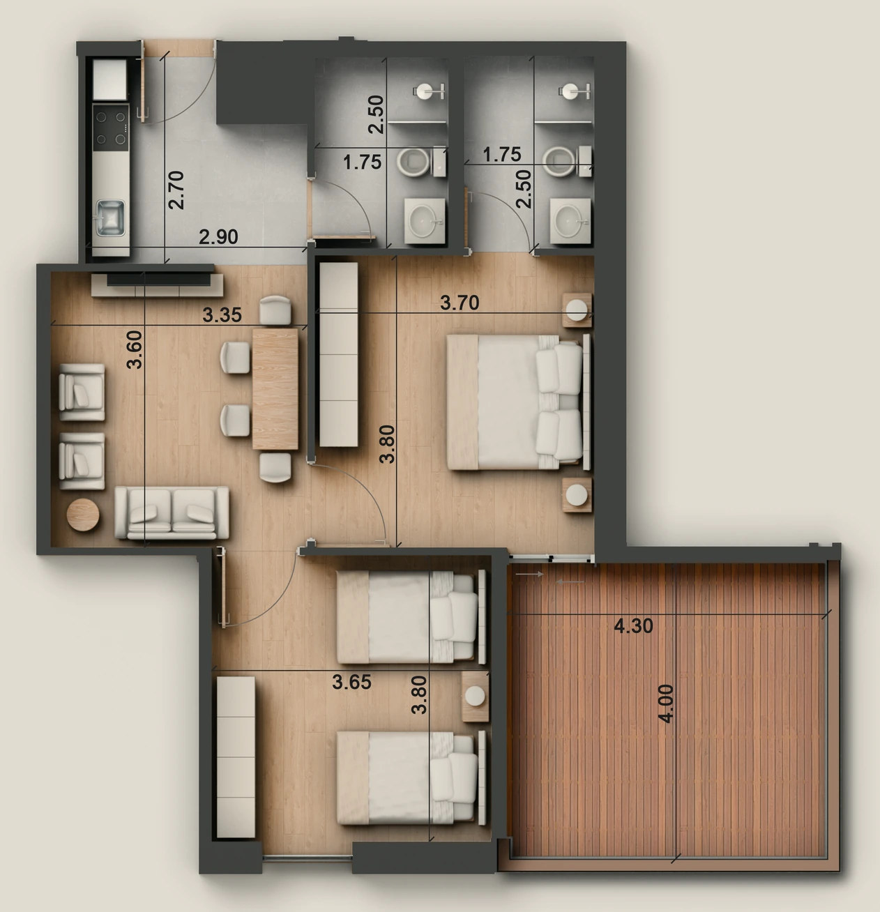 صورة وحدة H1 — Junior Suite — جناح جونيور