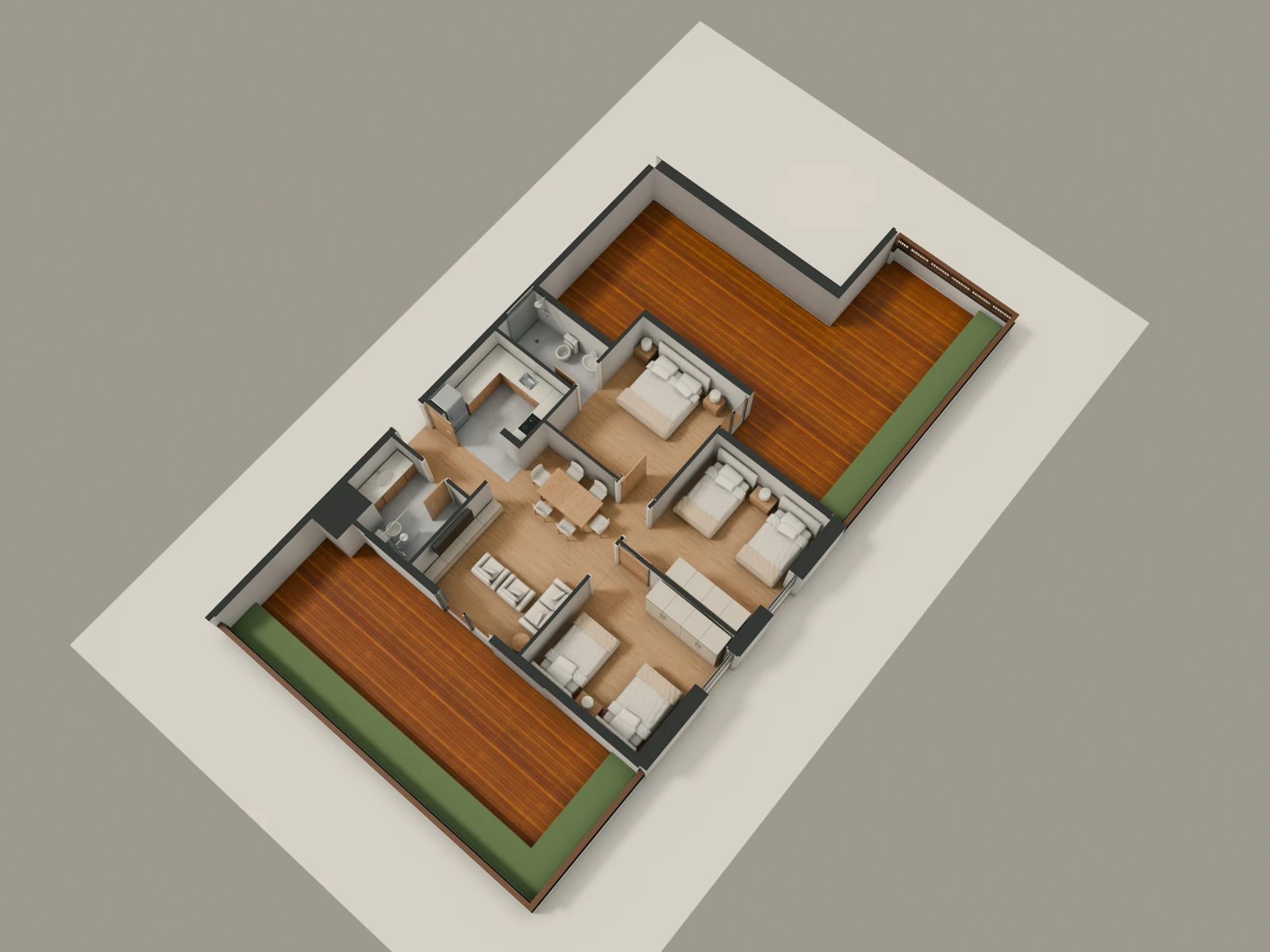 صورة وحدة H1-4 — Penthouse Suite — جناح بنتهاوس